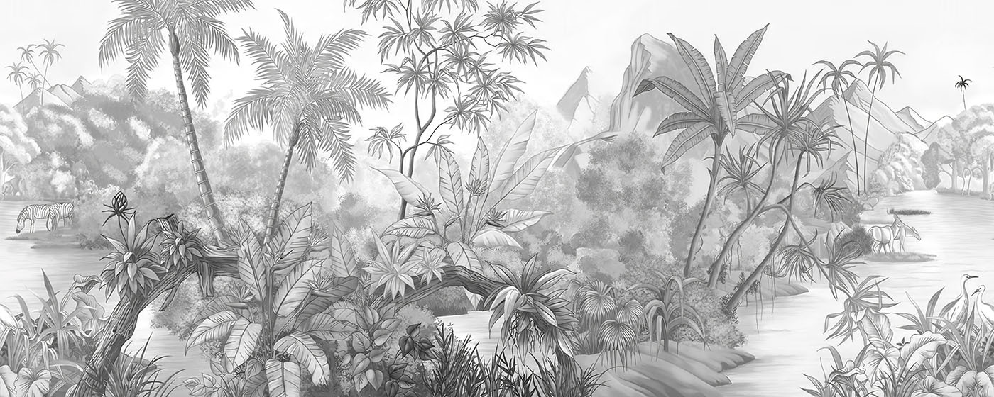 Drawing of a forest Drawing of a forest