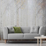 Fototapeta Skupina stromů v lese