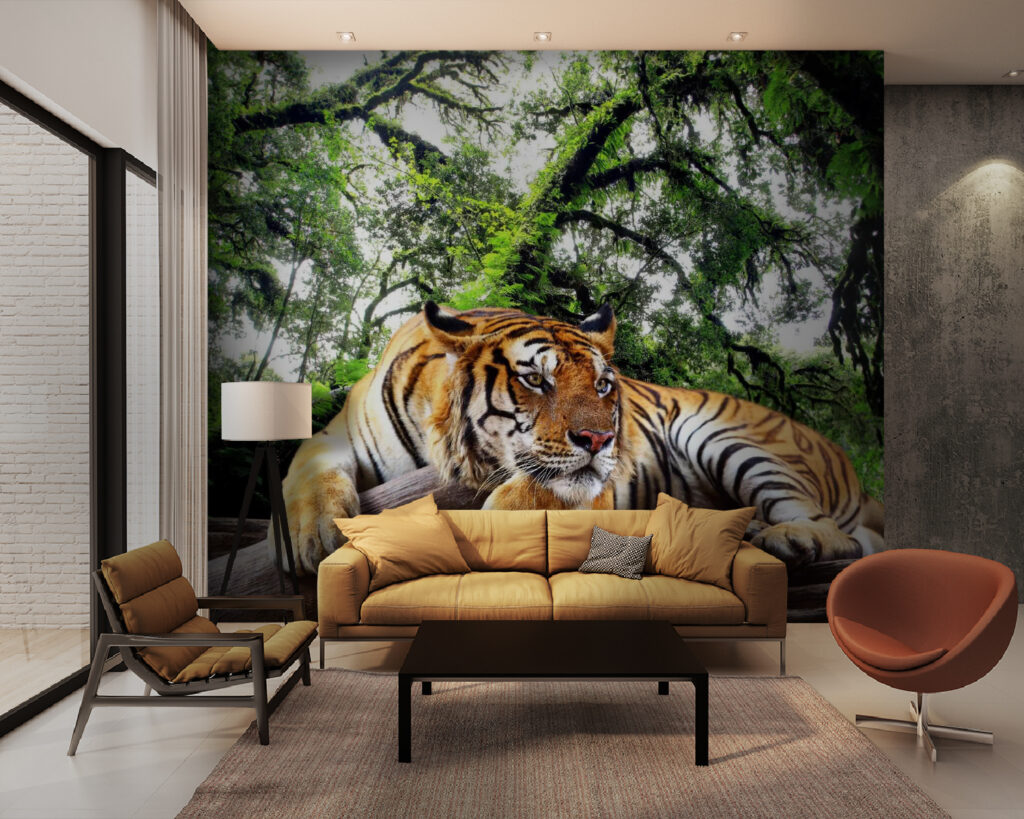 Tygr ležící na kládě u57805pig28 1024x819 - Tygr ležící na kládě - tegory