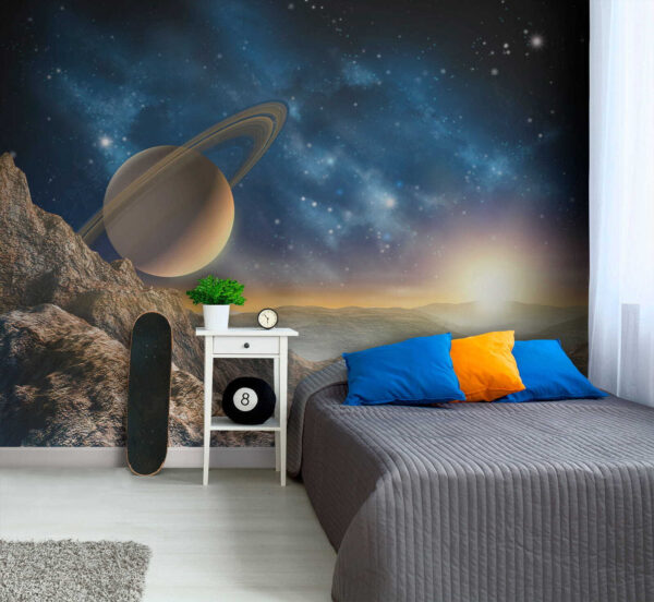 Planeta s prstenci na obloze Planeta s prstenci na obloze