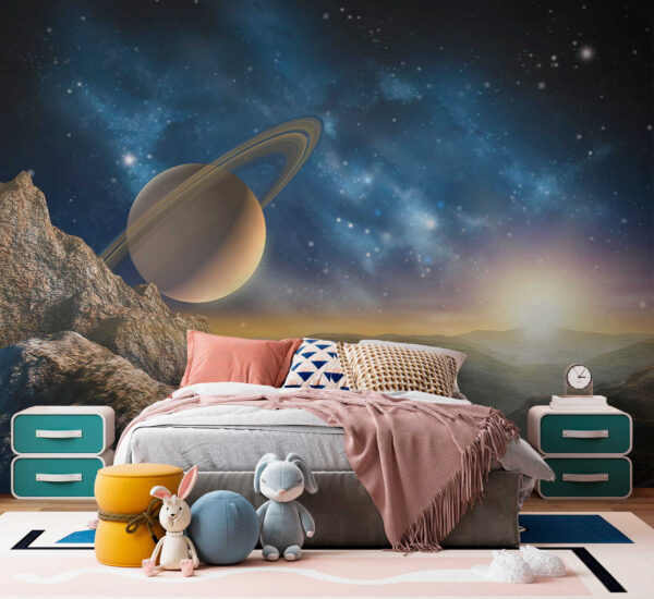 Planeta s prstenci na obloze Planeta s prstenci na obloze
