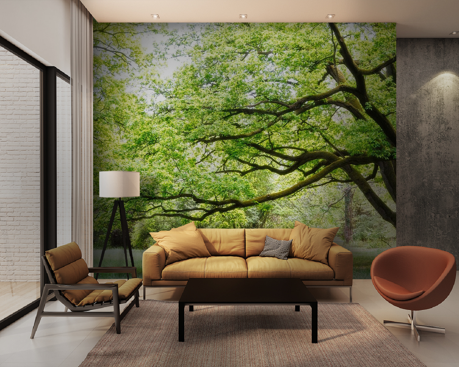 Strom se zelenými listy u55659pig28m - Strom se zelenými listy - tegory