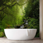 Fototapeta Potok protékající lesem