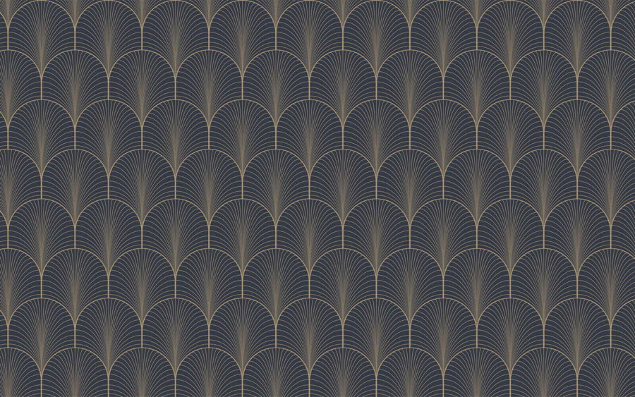 Elegant seamless midnight scallop pattern Elegant seamless midnight scallop pattern