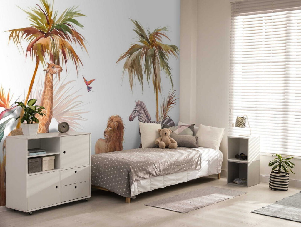 Group of animals in a jungle