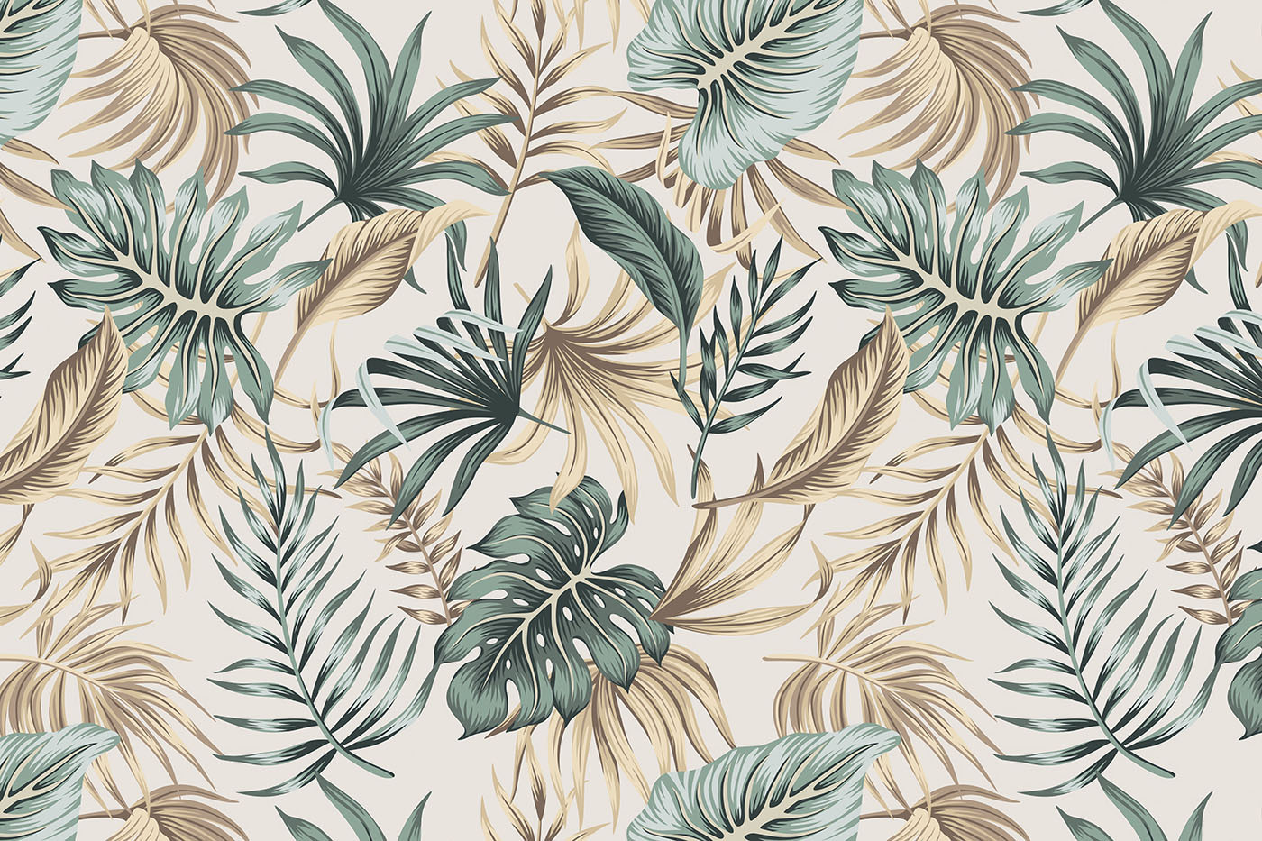 Pattern of leaves on a white background Pattern of leaves on a white background