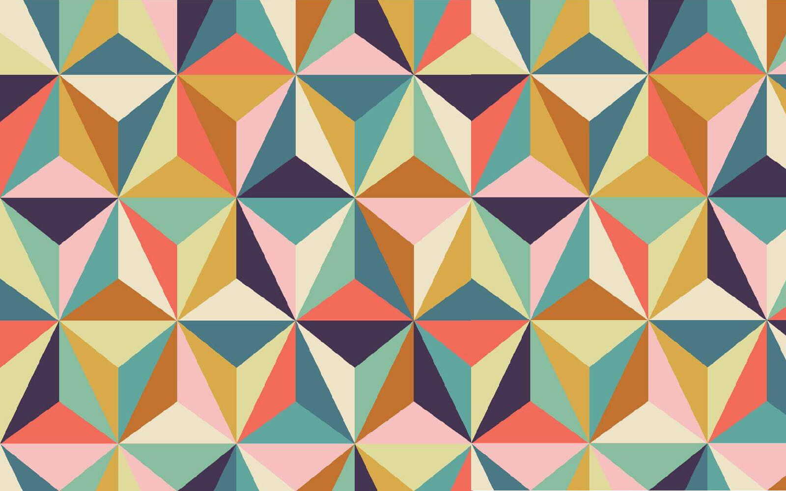 Pattern of colorful triangles Pattern of colorful triangles