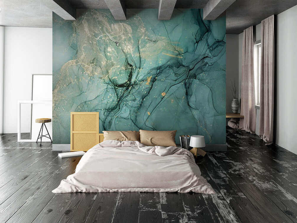 Abstract fluid art in soothing tones Abstract fluid art in soothing tones
