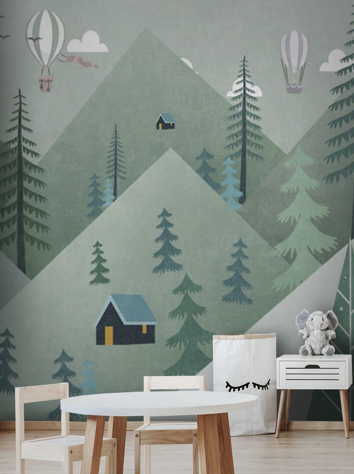 u51241pir1m - Krajina se stromy a horkovzdušnými balóny - tegory