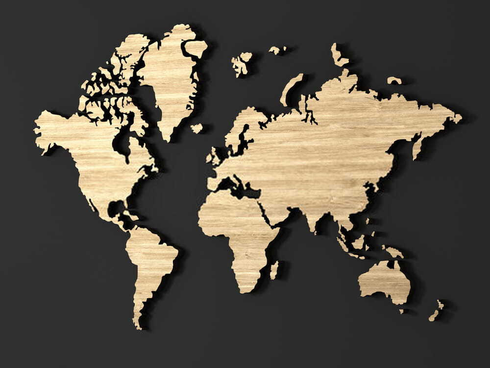 Mapa světa Mapa světa