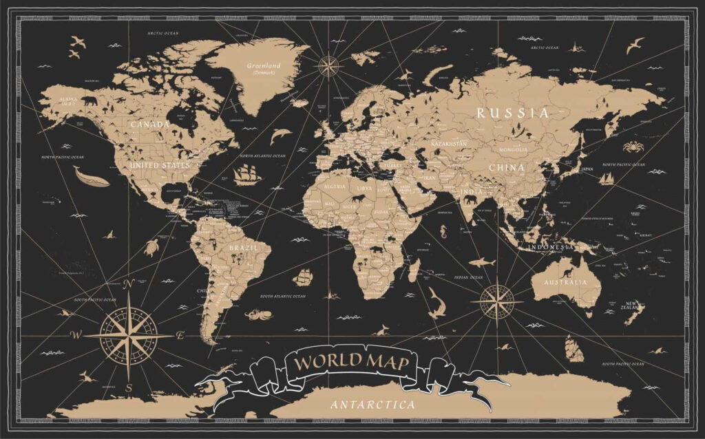 Mapa světa Mapa světa