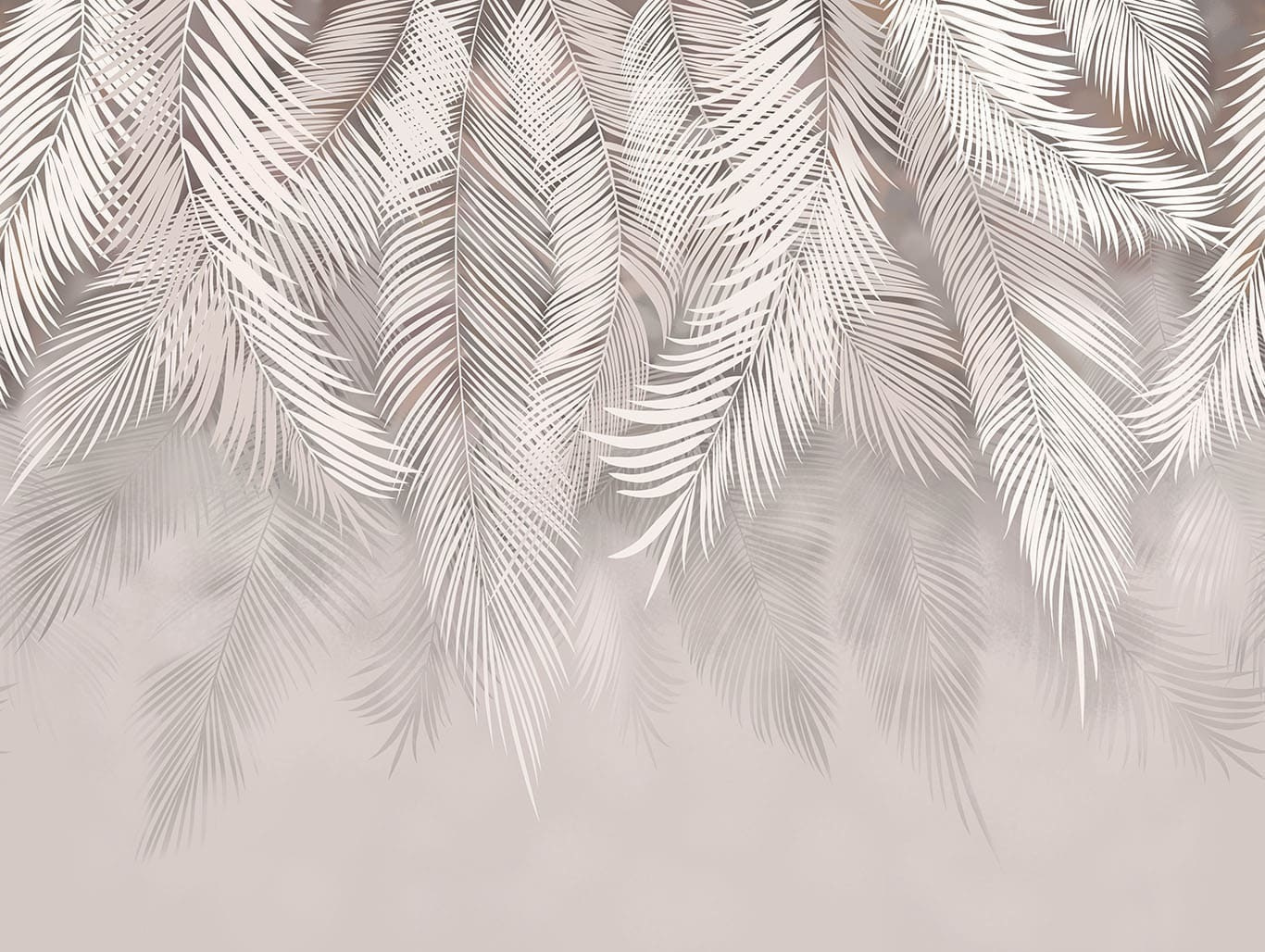 White feathered leaves White feathered leaves