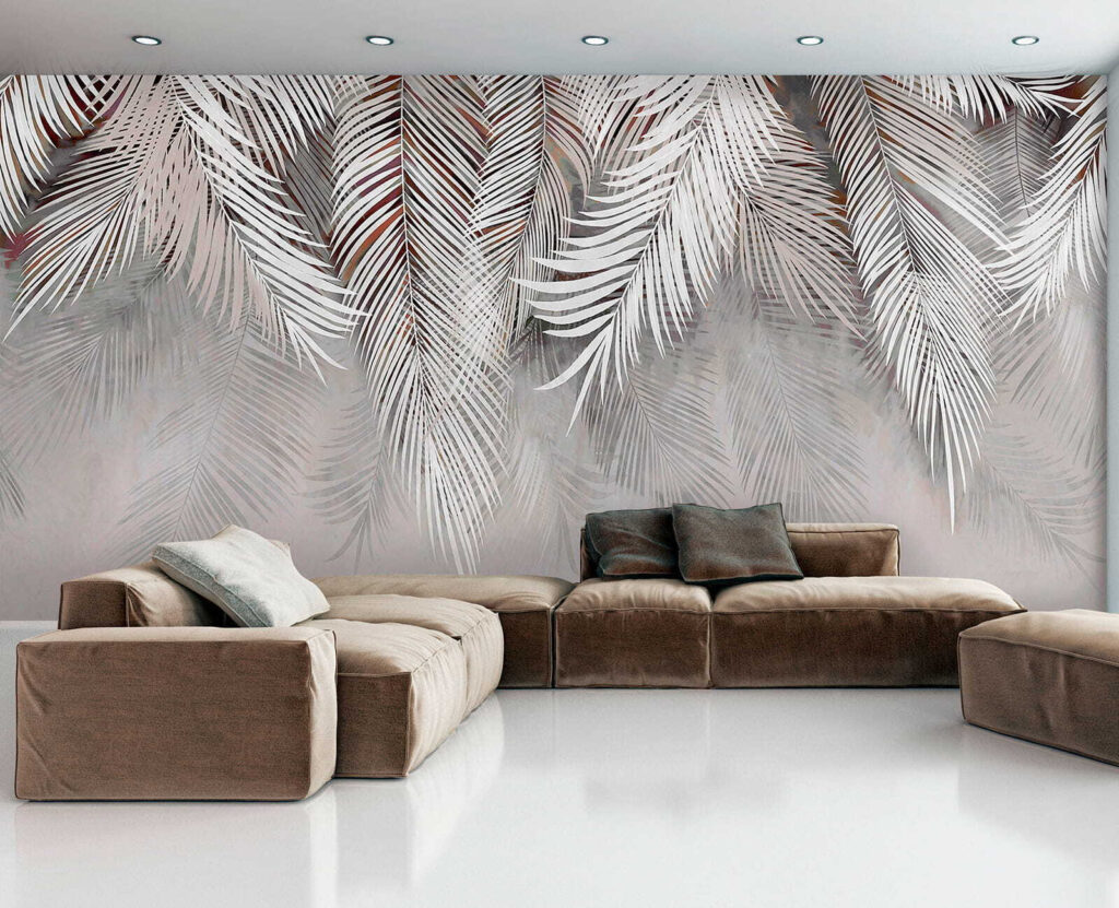 White feather on a gray surface White feather on a gray surface