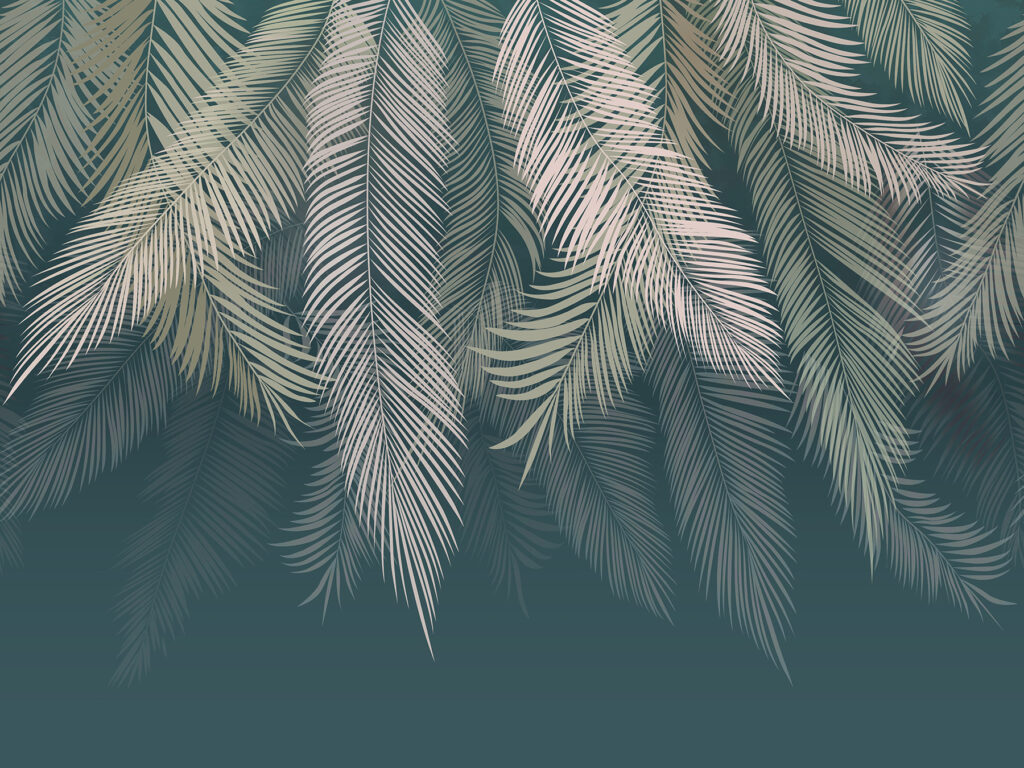 Group of palm leaves Group of palm leaves
