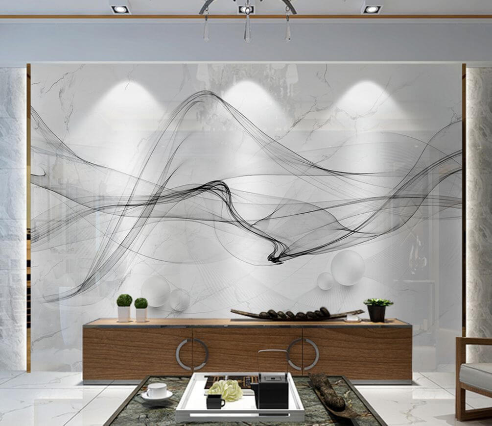 Black and white image of a white background