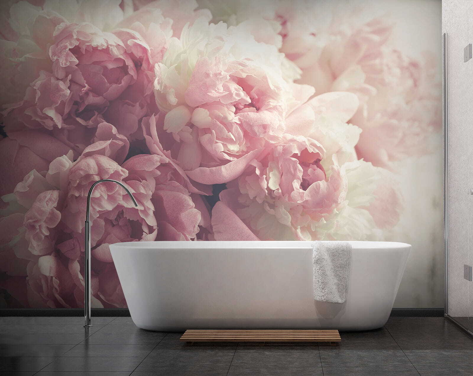Delicate blooms in soft pastel hues Delicate blooms in soft pastel hues