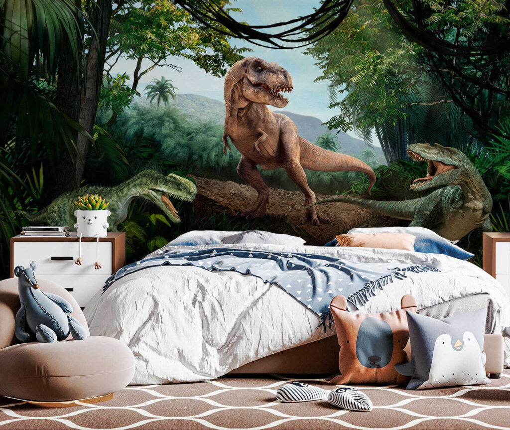 Dinosaur in a forest Dinosaur in a forest