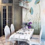 Fototapeta Malba květin na poli