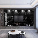 Fototapeta Černý a bílý mramor