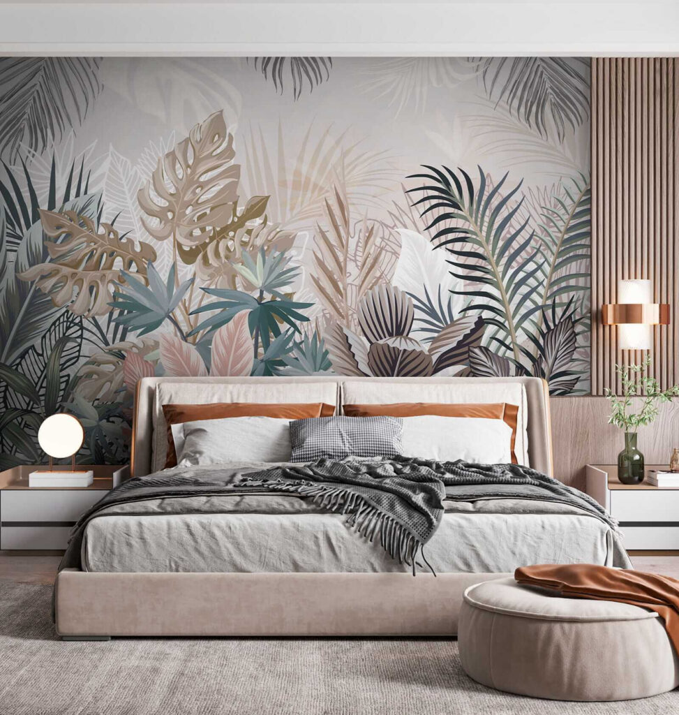 Group of plants with leaves