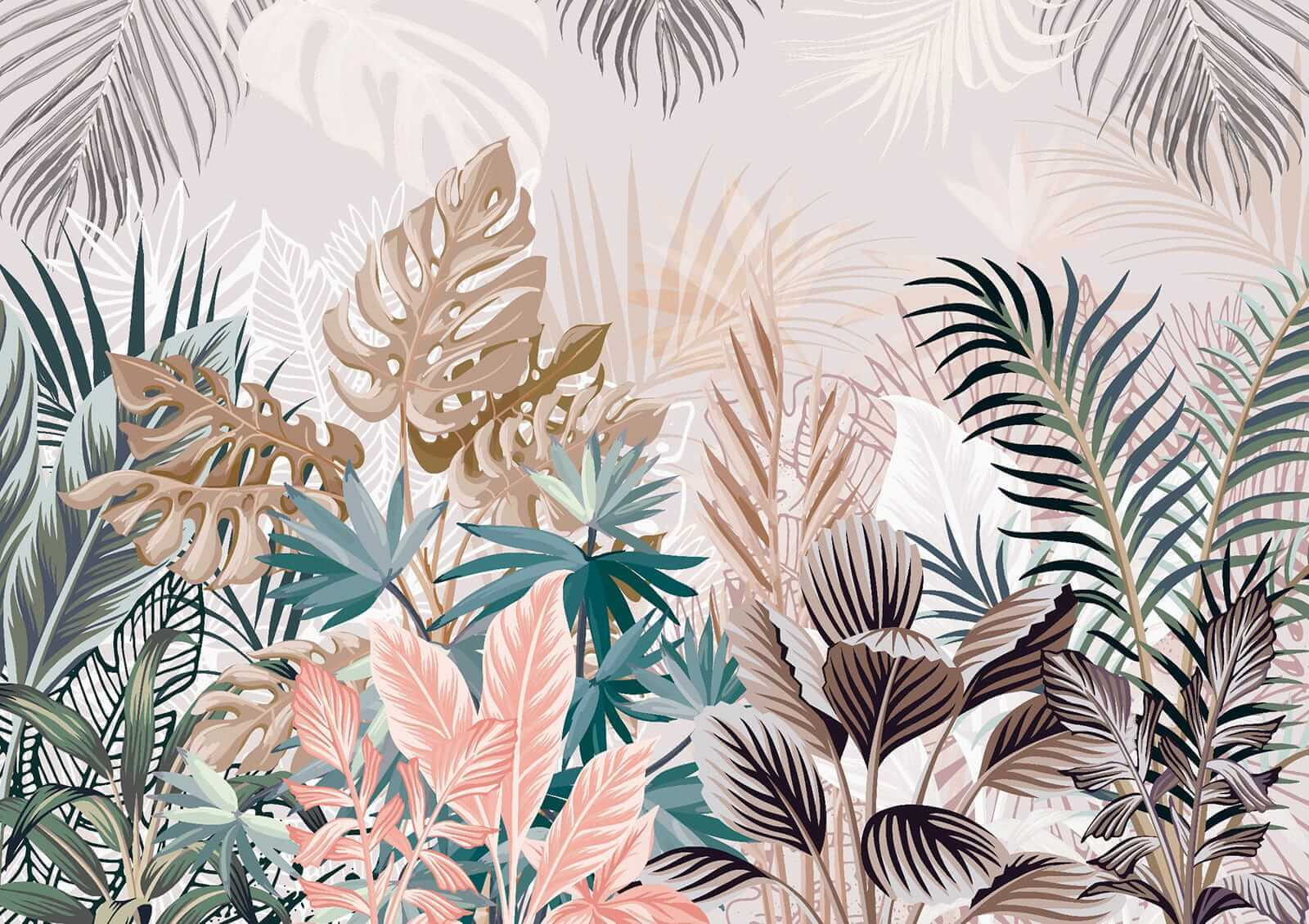 Group of plants with leaves