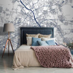 Fototapeta Mapa města