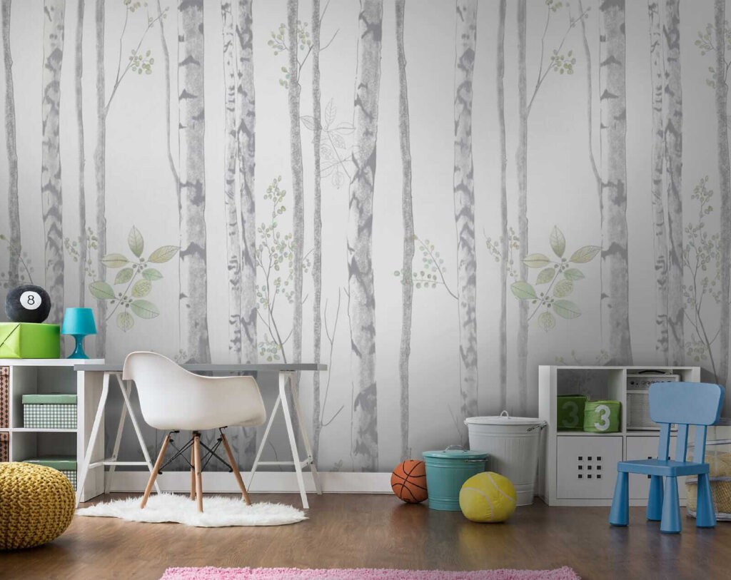 Wallpaper with trees and leaves Wallpaper with trees and leaves