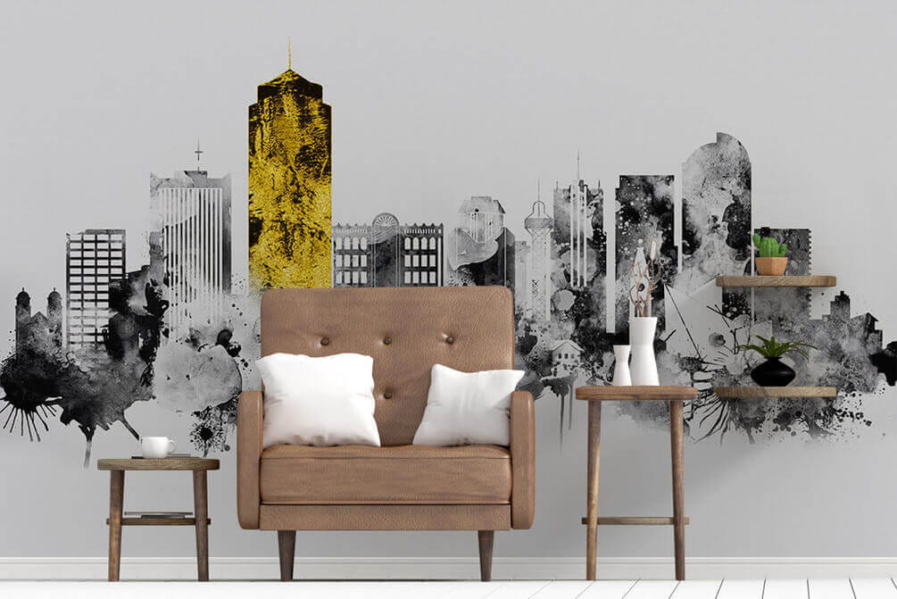 u24896pig5 - Černobílá krajina města - tegory