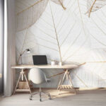 Fototapeta Skupina hnědých listů