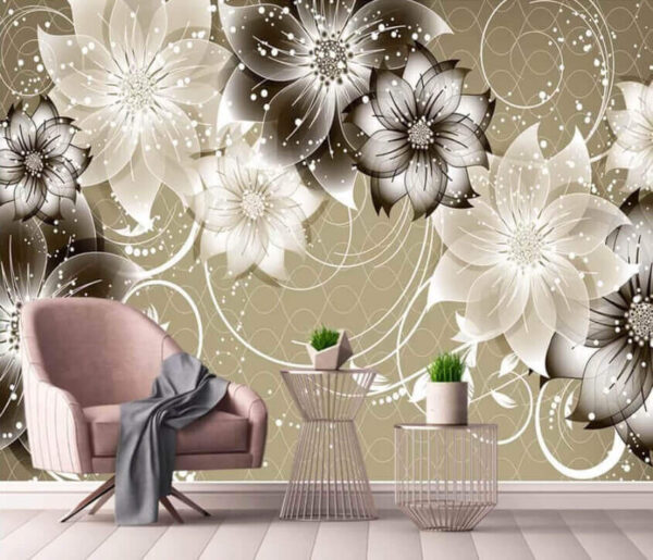 Elegantní květinový design s jemnými odstíny Elegantní květinový design s jemnými odstíny