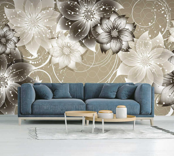 Elegantní květinový design s jemnými odstíny Elegantní květinový design s jemnými odstíny