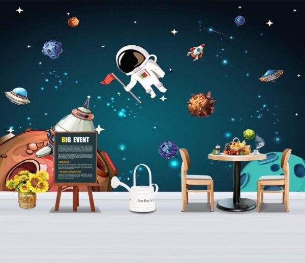 Kreslená vesmírná scéna s planetami a hvězdami u13898pir1m 600x517 - Kreslená vesmírná scéna s planetami a hvězdami - tegory
