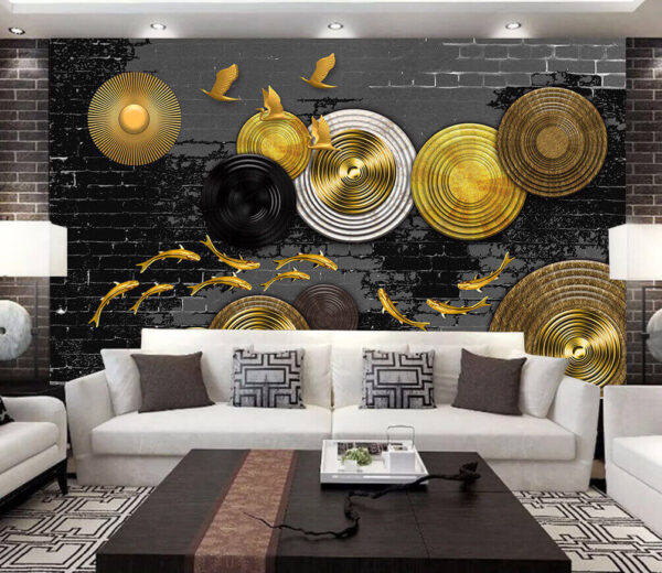 Fototapeta Fototapeta Vzory barev a pohybu se střetávají (Katalogové číslo: u01262)