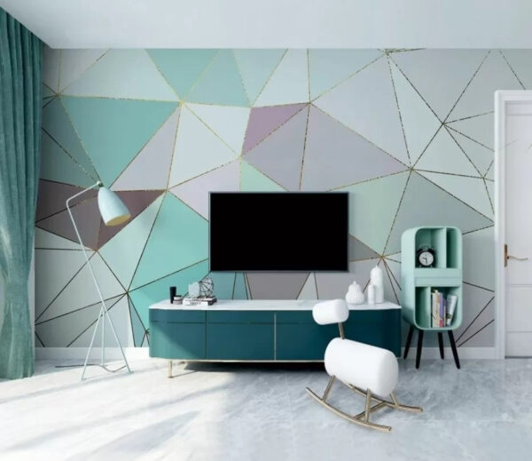 Abstraktní geometrický pastelový mozaikový vzor Abstraktní geometrický pastelový mozaikový vzor