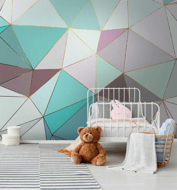 Abstraktní geometrický pastelový mozaikový vzor Abstraktní geometrický pastelový mozaikový vzor