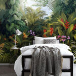 Fototapeta Obraz lesa s květinami