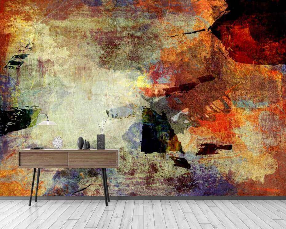 Vibrant abstract expression of emotions