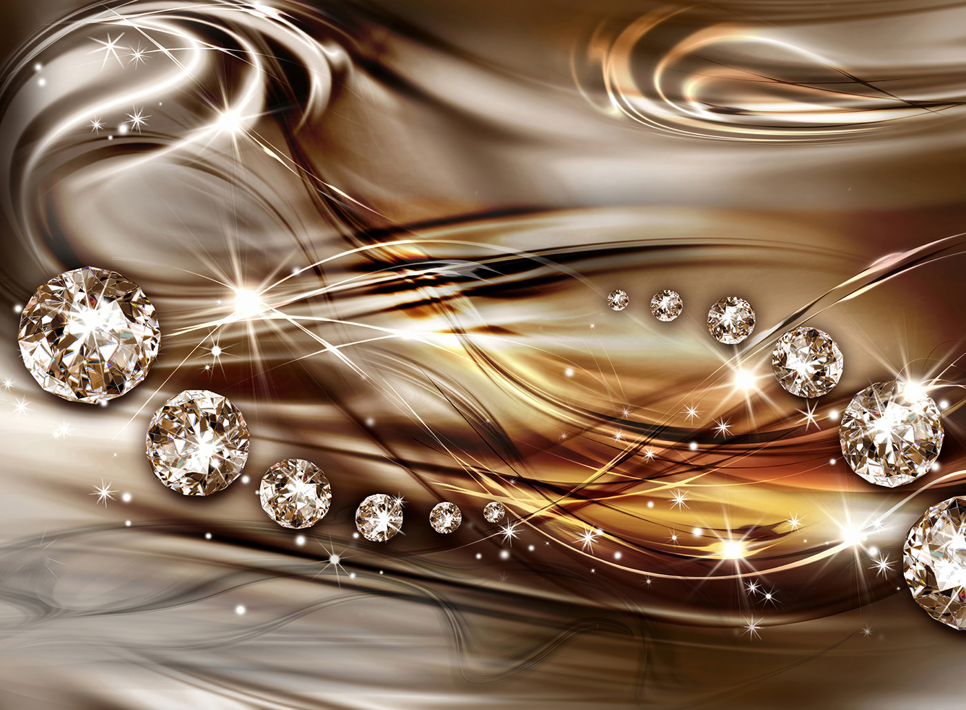 Elegant patterns with sparkling elements