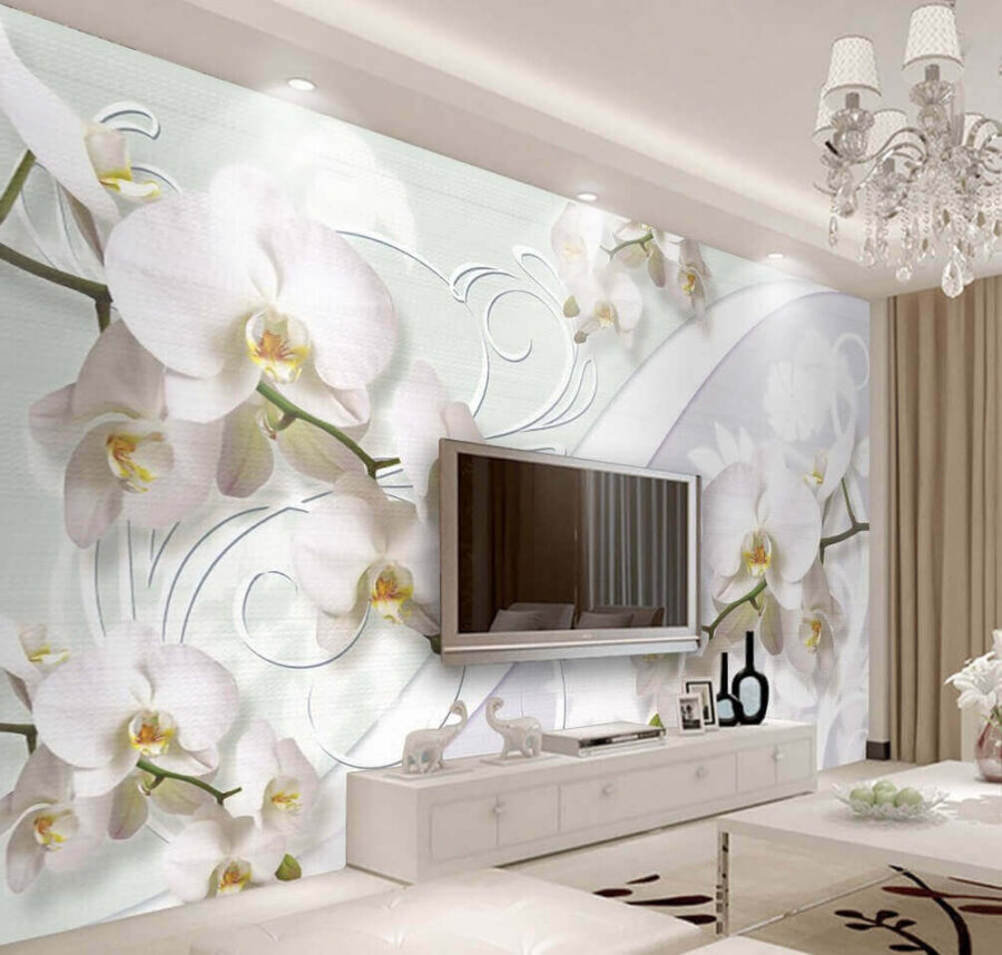 Fototapeta Jemné orchideje v jemných odstínech - Image 2