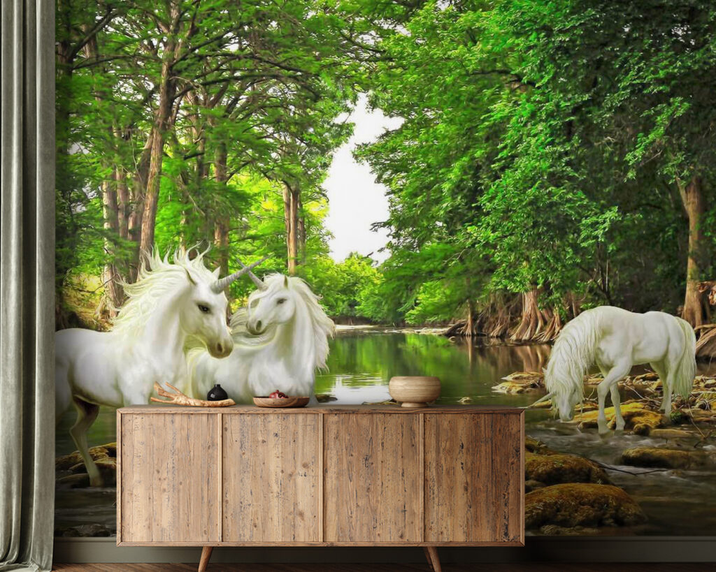 u05099pig21 1024x819 - Skupina bílých jednorožců v řece - tegory