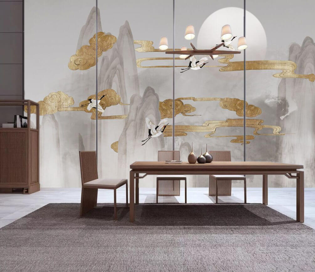 Malba ptáků létajících na obloze u16241piq1m - Malba ptáků létajících na obloze - tegory