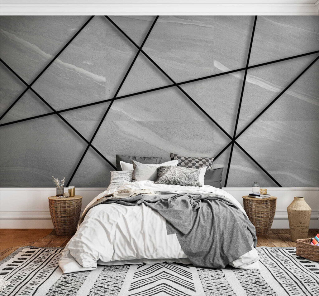 Black lines on a white surface Black lines on a white surface