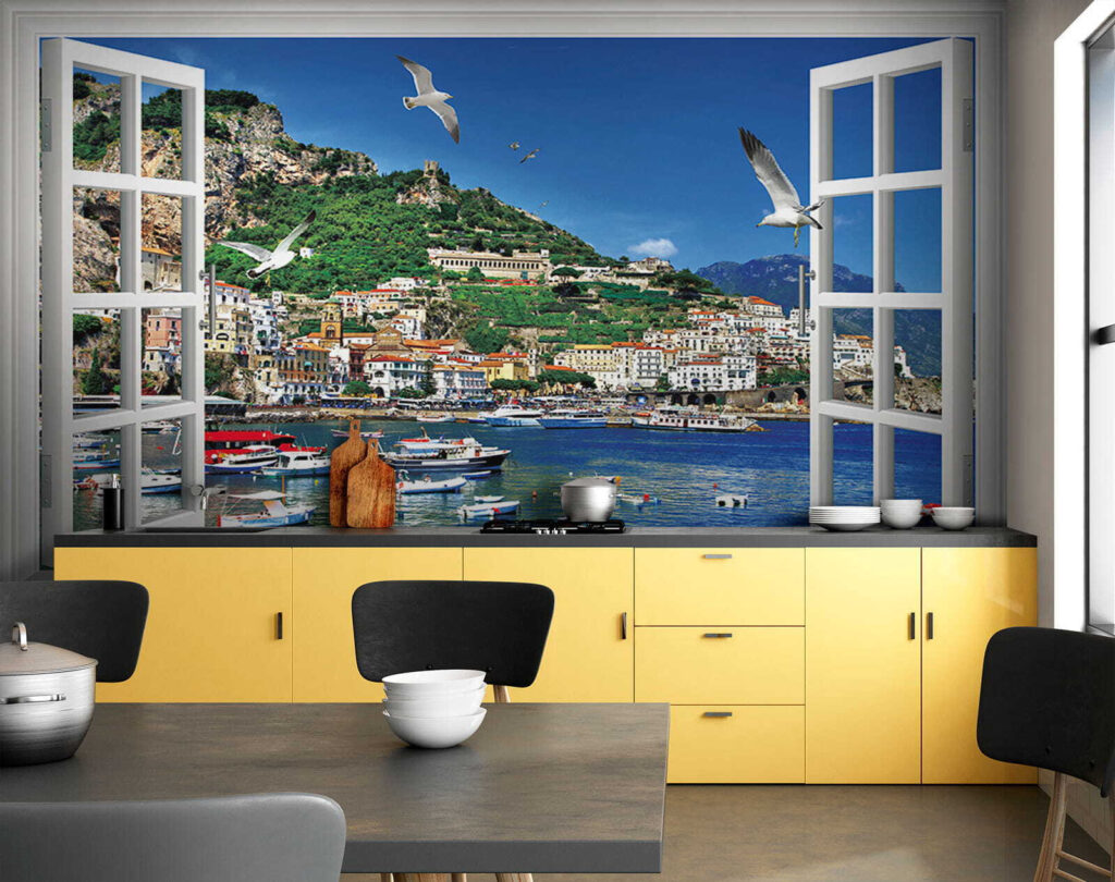 u16498pik3m 1024x810 - Okno s výhledem na město a lodě - tegory