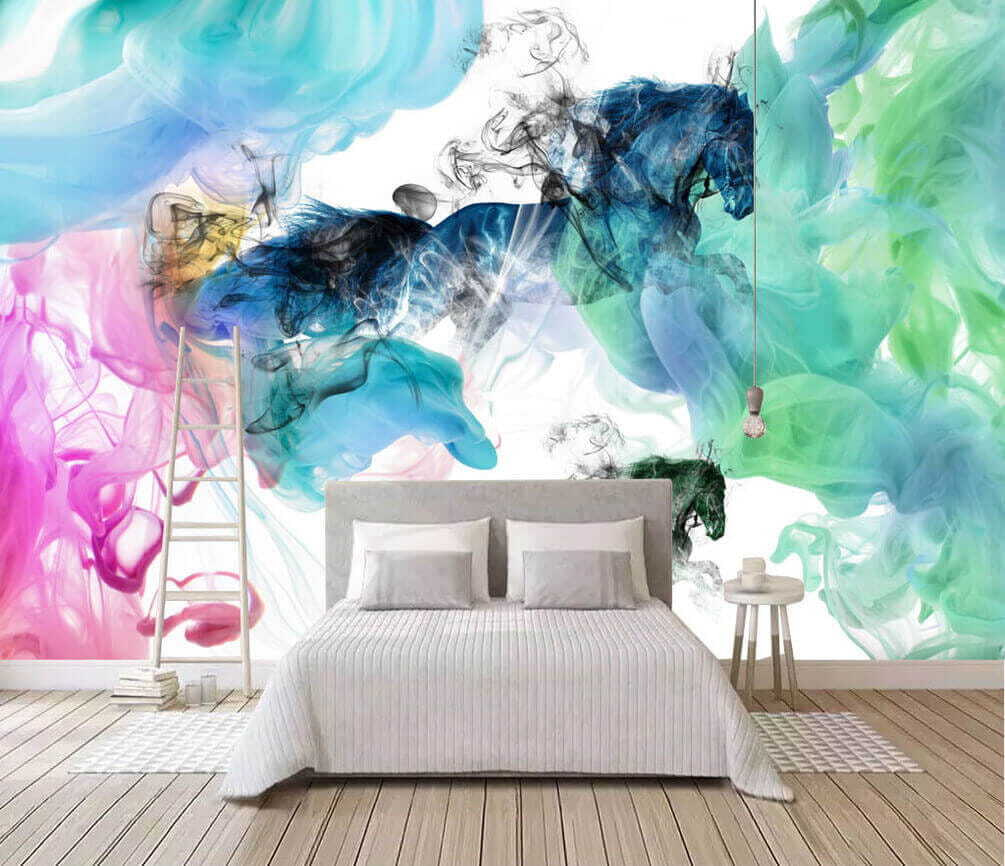 u16619pib1 - Kůň v různých barvách kouře - tegory