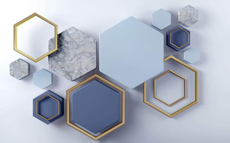 Dynamické geometrické tvary na displeji