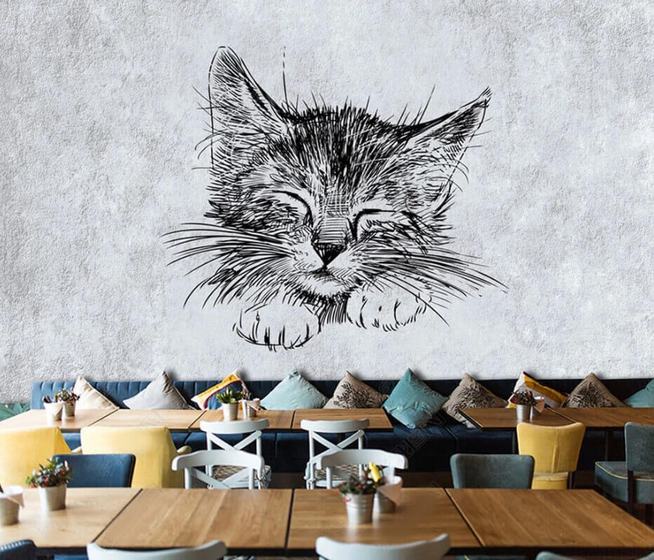Drawing of a cat