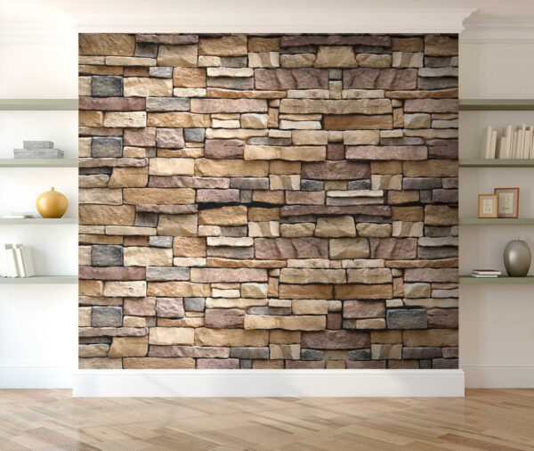 Texturovaný design kamenné stěny ve vrstvách. Texturovaný design kamenné stěny ve vrstvách.