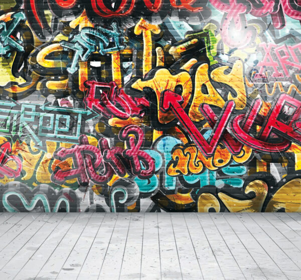 Zeď s graffiti Zeď s graffiti