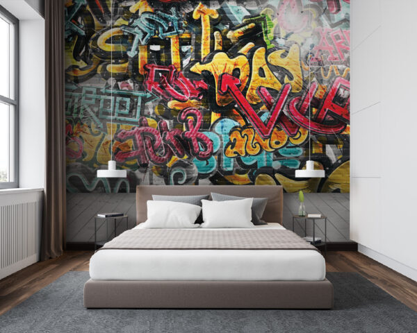 Zeď s graffiti Zeď s graffiti