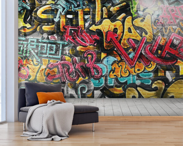 Zeď s graffiti Zeď s graffiti